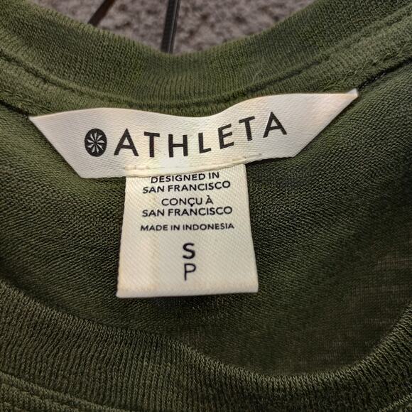 Athleta Women’s Breezy Camisole Tank SP Green Soft Performance Top - Picture 5 of 5